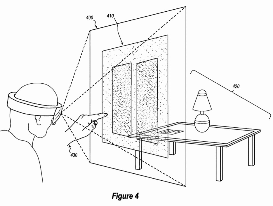 Microsoft patent for mixed reality