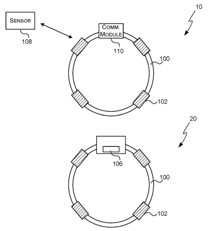 Microsoft wearable patent