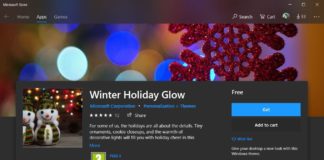 Winter wallpaper for Windows 10