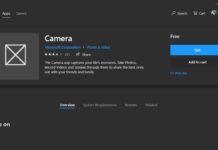 Camera app
