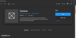 Camera app