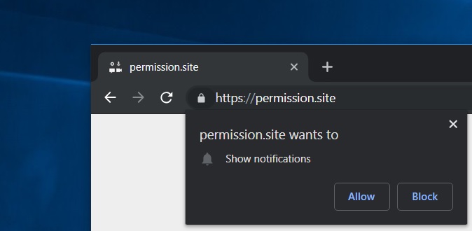 Chrome notifications