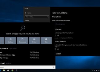 Cortana on Windows 10