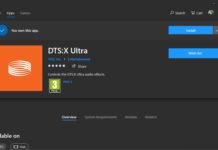 DTS for Windows 10