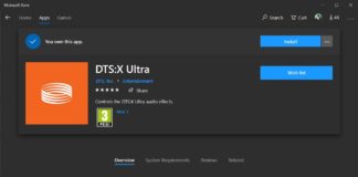 DTS for Windows 10