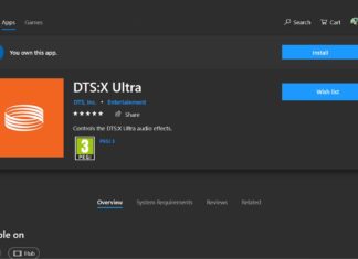 DTS for Windows 10