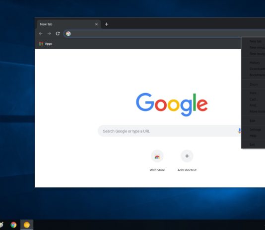 Dark mode in Google Chrome