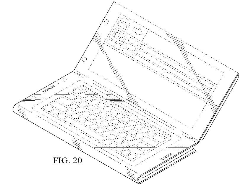 Intel patent for foldable device