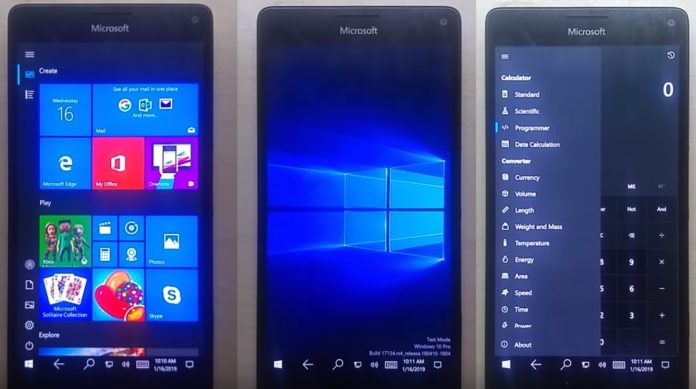 Lumia 950 XL and W10ARM