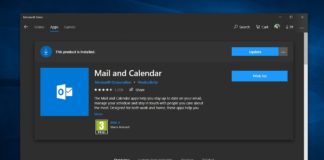Mail app in Windows 10