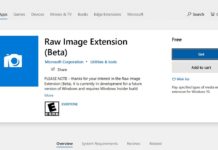 Raw Image Extension