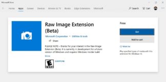 Raw Image Extension