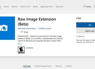 Raw Image Extension