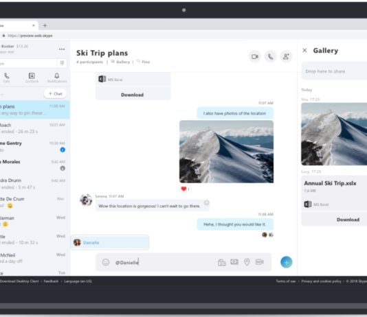 Skype new web experience