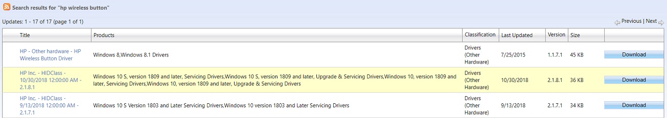 Update Catalog