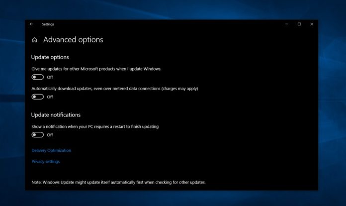 Windows 10 Home Updates