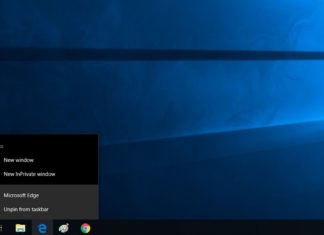 Windows 10 Taskbar