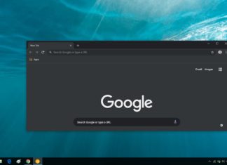 Chrome dark theme