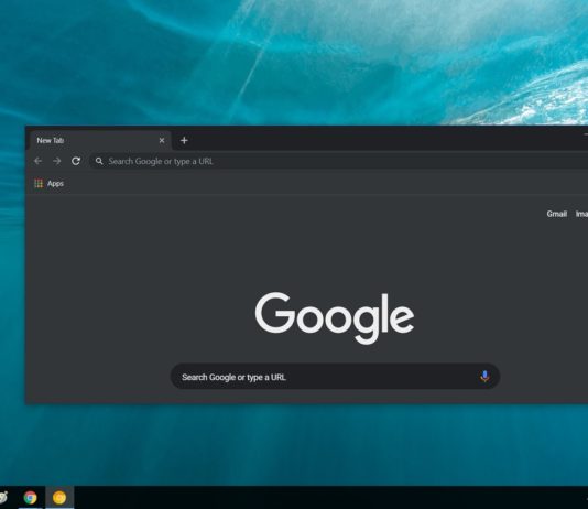 Chrome dark theme