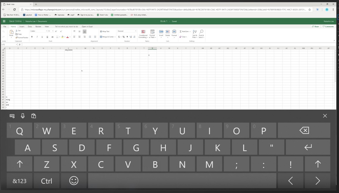 Excel in Chrome
