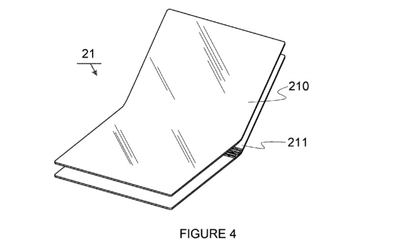 Microsoft bendable patent