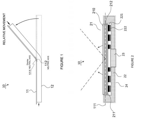 Microsoft patent for bendable