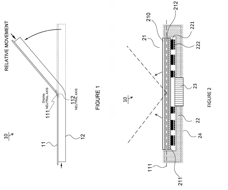 Microsoft patent for bendable