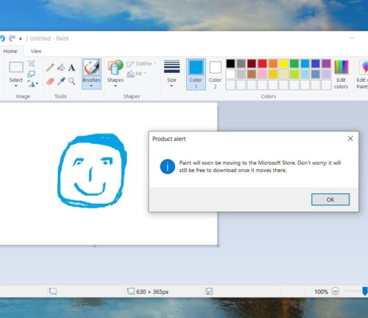 Paint in Windows 10