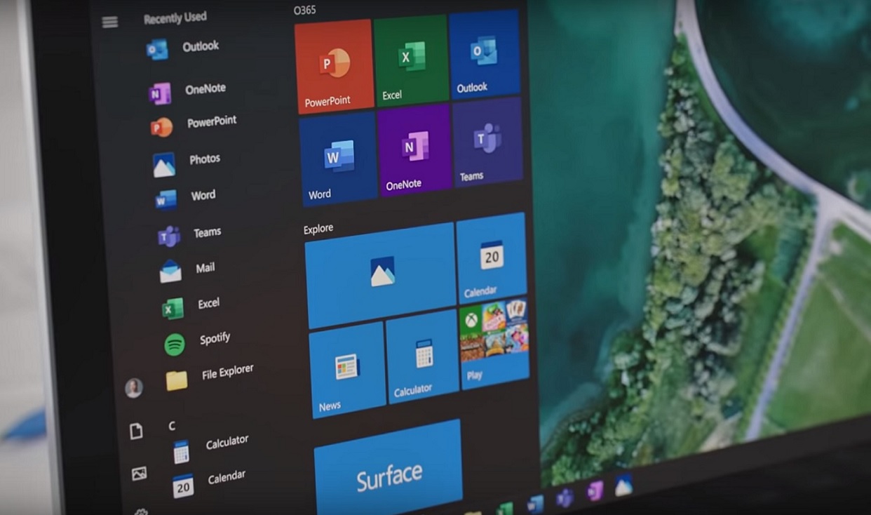 Windows 10 Start menu