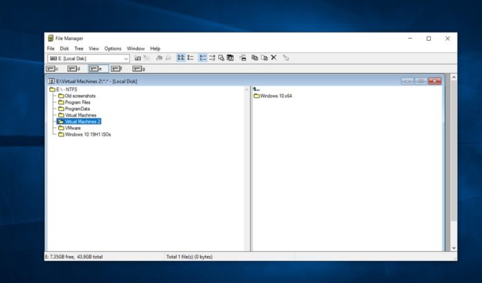 Windows 3 File Manager