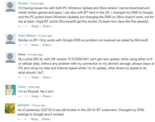 It turns out that Windows Update is still broken for some users