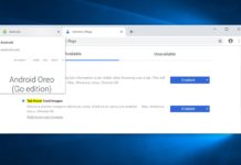 Chrome Canary tab preview