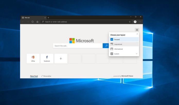 Chromium Edge interface