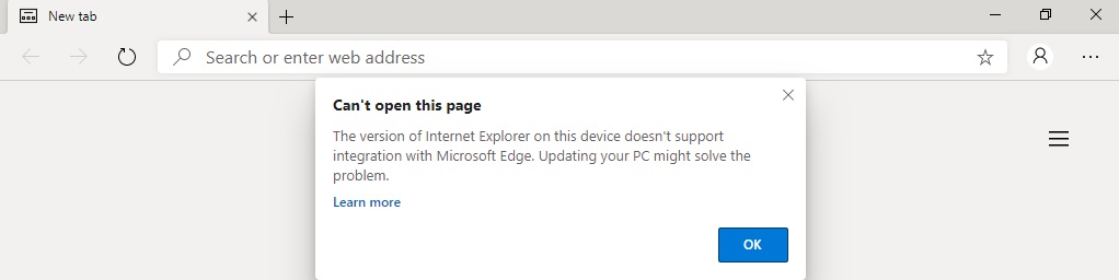 Edge and IE