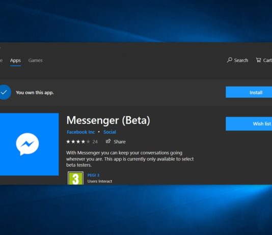Messenger beta
