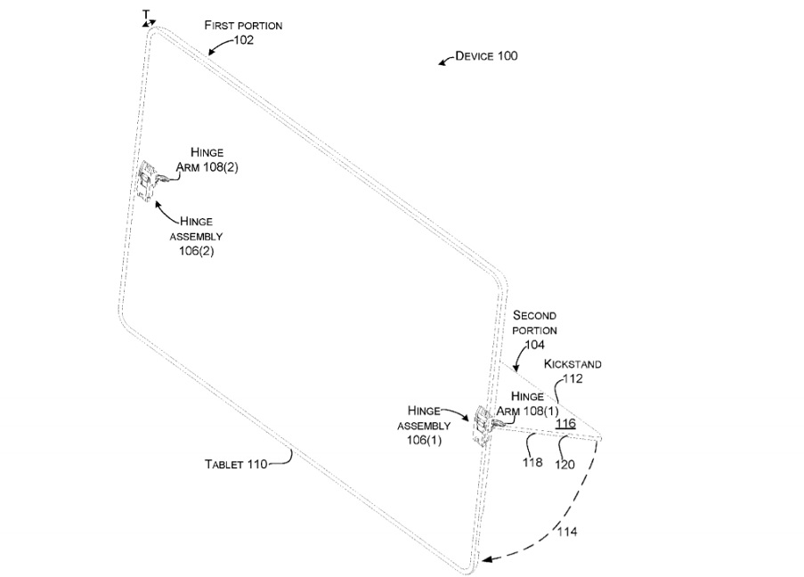 Surface Kickstand patent