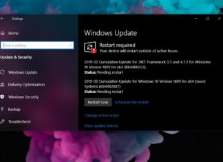 Windows 10 March update