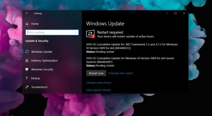 Windows 10 March update