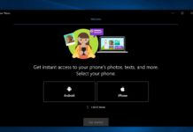 Your Phone homepage
