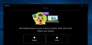 Your Phone homepage