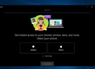 Your Phone homepage