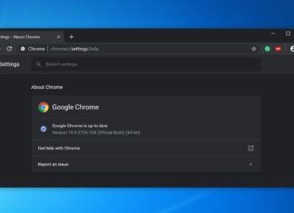 Chrome 74