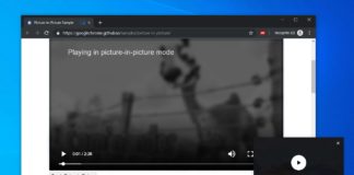 Chrome PiP