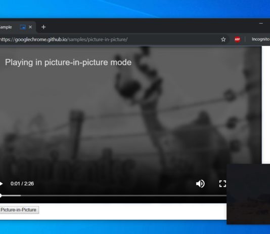 Chrome PiP