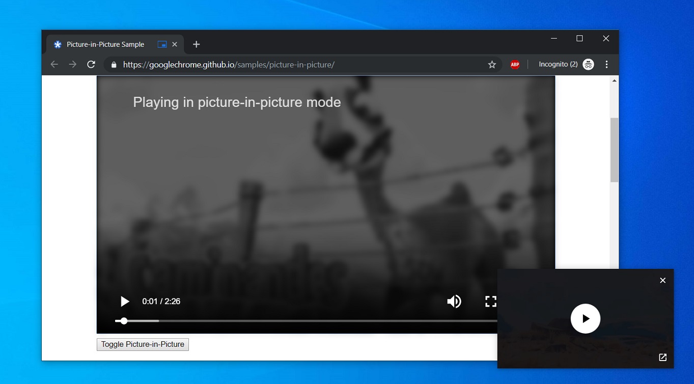 google chrome media player for windows