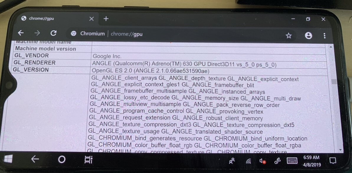 Chromium on OnePlus 6T