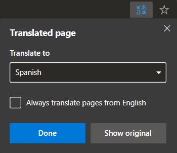 Edge translator feature