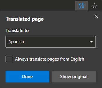 Edge translator feature