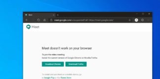 Meet in Microsoft Edge