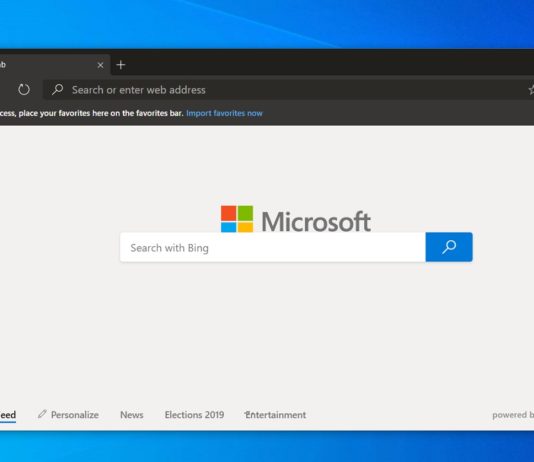 Microsoft Edge browser